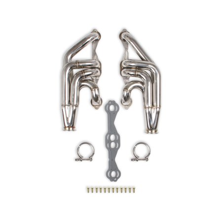 Flowtech 11573FLT Flowtech Small Block Chevy Turbo Headers - Polished Finish