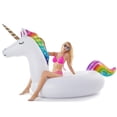thumbnail image 1 of Flotador inflable para piscina Jasonwell Giant con forma de unicornio para niños y adultos, 1 of 7