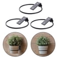 thumbnail image 1 of Soporte de planta de montaje en pared 3 piezas, soporte de macetas de hierro plegables, soporte de plantas en macetas de de gancho para pulgadas shamjiam  Colgador de maceta de pared, 1 of 8