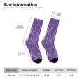 thumbnail image 2 of Balery Lavender Flowers Calcetas Largas con Estampado para Hombre y Mujer – Suaves y Transpirables, Talla Única (US 5-11), 2 of 6