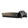 Pre-Owned Microsoft Xbox One X - 1TB - Gray Gold- Gold Rush Special Edition Console - Fair Condition (FMP-00023) (Refurbished: Good)