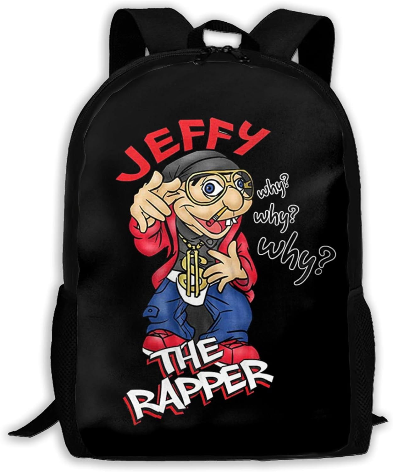 Jeffy 3D Waterproof Bookbag - High-Grade Polyester Backpack