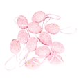 thumbnail image 2 of 12 piezas de decoraciones de Pascua, huevos de espuma de 1,2x1,5 pulgadas, encantadores para ventana, puerta, decoración de pared, accesorios ligeros Rosa Macarena Huevos de Pascua, 2 of 8
