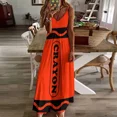 thumbnail image 3 of Orange Crayon Costume Sleeveless Dress women's evening dresses dress for women024 women's dresses luxury, 3 of 6