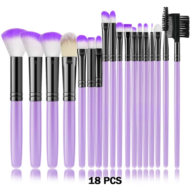 Juego de 10/32 brochas de maquillaje suaves y esponjosas para base de maquillaje, contorno, rubor, corrector, sombra de ojos, kit de maquillaje, herramientas de belleza para mujeres