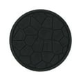 thumbnail image 2 of facefd Tapis de Table Caoutchouc Rond Chauffe Résistant Anti-Écaillage à l'Huile Sets de Table Réutilisables Hôtel Coasters Tampon d'Isolation Gris Noir 1Set, 2 of 6