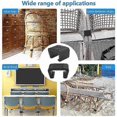 thumbnail image 3 of 10 Pieces of Garden Furniture Clips Connectors Rattan Furniture Anti-Deformed for Outdoor Sofa Plastic Wicker Chair,4.3cm, 3 of 5