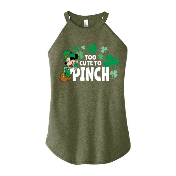 Disney - Too Cute To Pinch - Juniors High Neck Tank Top