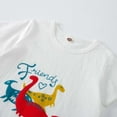 thumbnail image 6 of Baby Boy Outfits Shirts Sets Kids Summer Cotton Letter Printed Short Sleeved Basketball 0 3 6 12 18 24 Months Tops Shorts Clothes Set Boys' Clothing with Pocket 2-Piece, 6 of 9