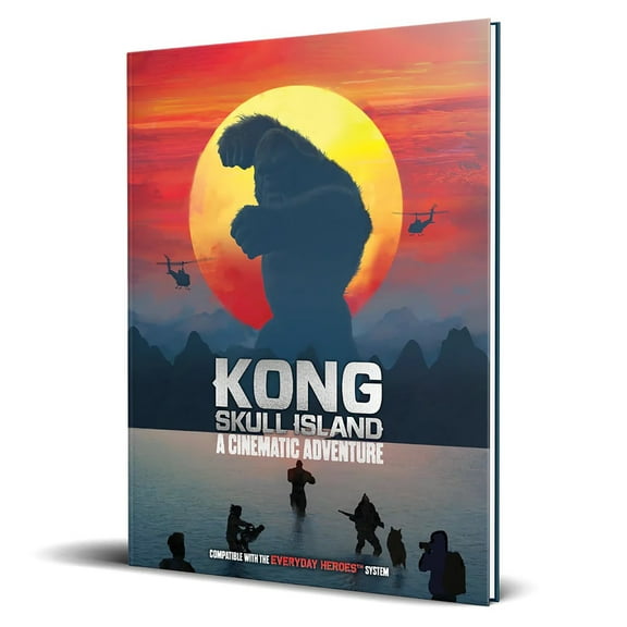 Cinematic Adventure: Kong Skull Island -Expansion RPG Hardback Book To Everyday Heroes Core Rulebook, d20 5e Compatible