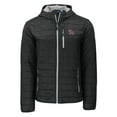 thumbnail image 2 of Men's-Cutter & Buck  Black Clemson Tigers Rainier Eco PrimaLoft Hooded Full-Zip Jacket, 2 of 3