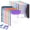 Mix, variant on 11-Hole Expanding File Pockets Assorted Colors - Waterproof PVC File Folders for 2/3/4 Ring Binder, 6/12 Pack Binder Pockets with Label Pocket for School Office (Vertical*6)