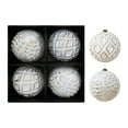 thumbnail image 2 of Bulk Christmas Ornaments Oversized Christmas Ornaments Christmas Decorations Flocked Christmas Balls Christmas Decoration SetMultiple Styles Of Christmas Tree Decorations Can Be Used For Other Party, 2 of 6