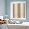 thumbnail image 4 of Beige Ombre Window Privacy Film, Modern Gradient Abstract Art Static Cling UV Sun Blocking Tint Film Heat Control Windows Films for Bedroom Bathroom, Window Stickers 17.7"x39.3", 4 of 8