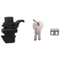 thumbnail image 1 of 1 Set Locking Push Button Latch for Marine Boat Radio Box, Tool Box, Electronic Box, Motorcycle Glove Box Lock., 1 of 5