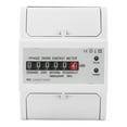 thumbnail image 2 of DDS548C Watt Hour Meter Single Phase 4P 230V Power Energy Meter 35mm Din Rail Mount, 2 of 8
