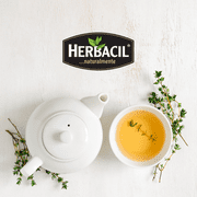 Herbacil Chamomile Tea, Caffeine-Free Herbal Infusion, 25 Tea Bags