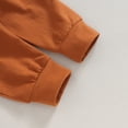 thumbnail image 5 of Newborn Infant Baby Boy My First Halloween Outfit Pumpkin Long Sleeve Romper Pants Hat Fall Halloween 3Pcs Clothes Set, 5 of 8