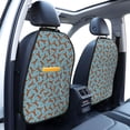 thumbnail image 3 of Naloa Funny Lobsters 2Pcs Anti-Kick Back Seat Cover Kick Mat, Car Seat Protector with 3 Storage Pockets, 3 of 8