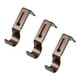 thumbnail image 4 of 3 piezas de soporte ajustable para cortina, soporte para barra de cortina marrón, 4 of 7