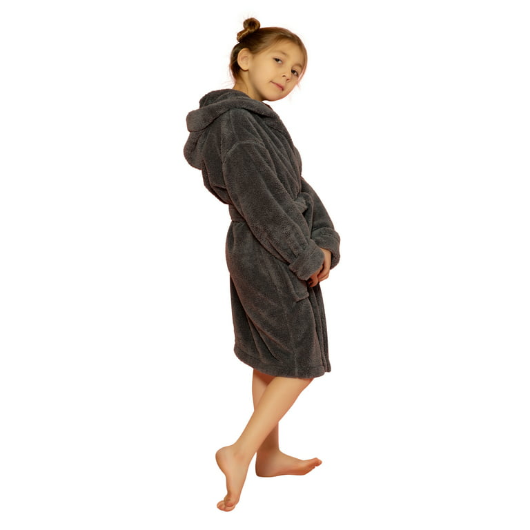 PAVILIA Plush Hooded Robe For Women