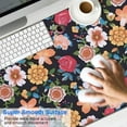 thumbnail image 2 of Long Mouse Pads for Desk,Pioneer Flower Floral Print Pattern Desk Mats on Top Of Desks, Desk Mouse Pad Extra Large with 3mm Non-Slip Base and Stitched Edge for Gaming,Office,Work,Home 47.3"x23.6", 2 of 6