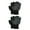 Black, variant on 2 Pairs Breathable Sweat Absorbing Half-finger Gloves High Elastic Wear-resistant Outdoor Bicycle Non-slip Compression Gloves Cycling Supplies