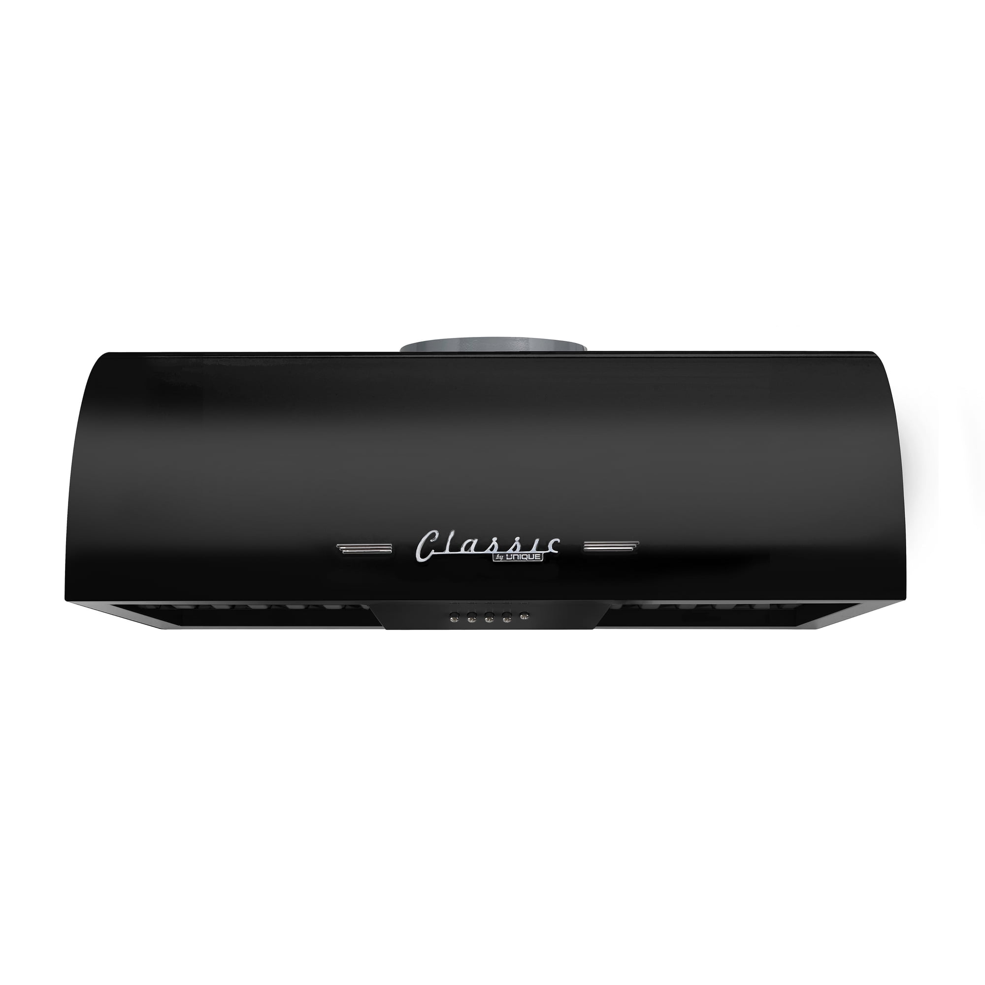 Unique Appliances Classic Retro 24" 500 CFM Under Cabinet Range Hood, Midnight Black