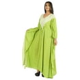 thumbnail image 3 of Moomaya Printed Caftan Gown Maxi Dress For Women Beachwear Party Kimono Cover Up Kaftan, 3 of 7