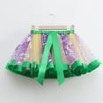 thumbnail image 4 of uublik Girls Skirt Green with Shorts Tutu Dress Up Clothes Tulle Skirt for Birthday Princess Costume Party Size 3T-8, 4 of 5
