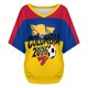 thumbnail image 5 of Women's Football Graphic T-Shirt, Soccer Fans V-Neck Short Sleeve T-Shirt with Print, Soft Lightweight Soccer Apparel Shows Player Number for Soccer Tournament 2026 Wine Size: 2XL, 5 of 5
