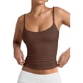 thumbnail image 1 of PINKMSTYLE Débardeurs Basiques pour Femmes à Encolure Dégagée Doublée Débardeurs Ajustables d'Été Sans Manches, 1 of 7