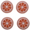 JenDore Jelly Orange Fruit 4Pcs Silicone Thumb Grip Caps for Nintendo Switch