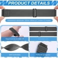 thumbnail image 2 of KOMI 3 Pack Compatible with 16mm 18mm 19mm 20mm 22mm Watch Bands Quick Release Replacement Wristband,Adjustable Stretchy Nylon Solo Loop Straps Fabric Braided Sport Elastic Bands for Men Women, 2 of 4