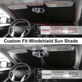 thumbnail image 2 of Windshield Sun Shade For 2019-2025 Bmw 3 Series, Foldable Sun Blocker Keeps Car Cool Protects From Heat, 2 of 5