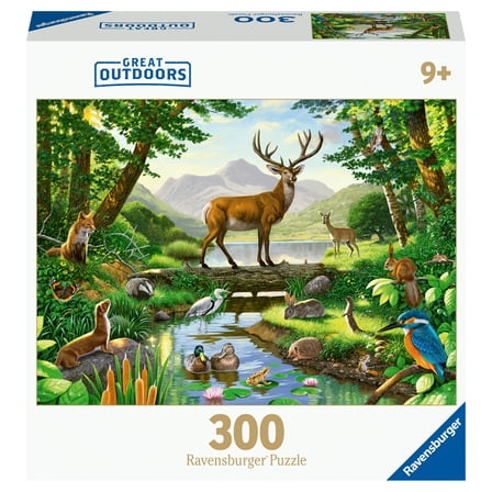 Ravensburger Great Outdoors Puzzle Series - Woodland Harmony, 300 Piece Jigsaw Puzzle