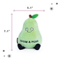 thumbnail image 2 of Punchkins Pear Plushie - Cultiva una pera Lindo regalo de peluche de fruta de pera para los amantes de la comida Juguete de peluche para regalar, 2 of 5