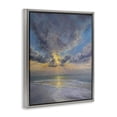 thumbnail image 3 of Stupell Industries Serenity Atmospheric Shoreline Gray Framed Floater Canvas Wall Art design by Joanne Parent, 21 x 17, 3 of 9