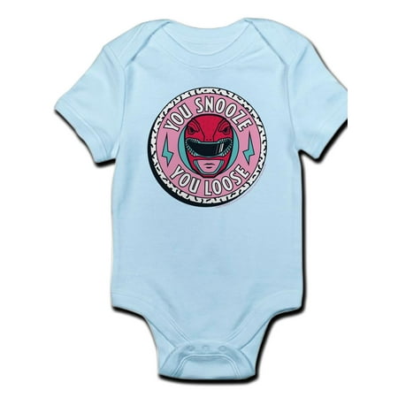 

CafePress - Power Rangers You Snooze You Loose - Baby Light Bodysuit