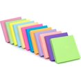 thumbnail image 1 of Sticky Notes, 12 Pack Stick Note Pad 12 Assorted Color Self Sticky Memo Pads for Office, School and Home Uses (Square Shape), 1 of 5