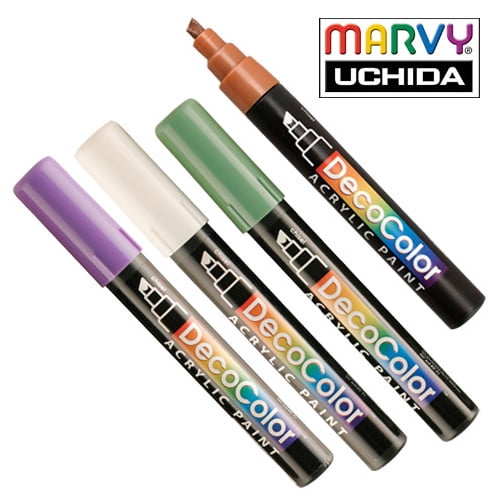 UCHIDA OF AMERICA CORP. 315S87 DECOCOLOR ACRYLIC MARKER PUMPKIN