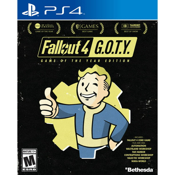 Fallout 4 G O T Y Edition Bethesda Playstation 4 Physical Walmart Com