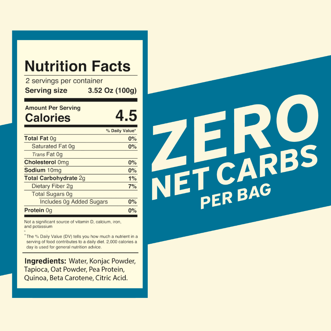 It’s That Simple  Angel Hair Pasta – Low Carb, Gluten Free Keto Pasta, Vegan Konjac Noodles, Non-GMO & Only 4.5 Calories Per Serving (6 Packs)