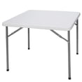 thumbnail image 3 of 3/4ft Folding Table Plastic Portable Card Table for Camping Picnic Party 3 Shape, 3 of 10