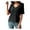 Black, variant on lmcalzta Ribbled Knit T Shirts for Women 1/2 Sleeve V Neck Causal Tops Blouses Summer Solid Color Basic Tees
