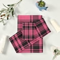 thumbnail image 6 of Dreamtimes 3 PCS Towel Vintage Pink and Black Plaid Cotton Bath Towel Set (1 Bath Towel, 1 Hand Towel, 1 Washcloth) for Bathroom, Super Soft and Quick Dry Towels, 6 of 7