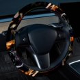 thumbnail image 2 of Collie 14.5 Inch Printing PVC Leather Car Wheel Covers Steering Wheel Covers Auto Accessories, 2 of 6