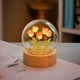 thumbnail image 5 of Luz de noche de flores Lámpara de noche de tulipán Decoración del hogar Luz de noche Luz de noche para dormitorio de oficina Rosa, 5 of 8