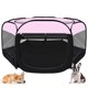 thumbnail image 1 of Corral Portátil para Mascotas Día de la Mujer para Perros, Gatos, Cachorros y Conejos Rosado Talla S, 1 of 7