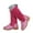 Z5-Hot Pink, variant on newwalpole Girls Cowgirl Boots Unisex-Child Mid Calf Glitter Toddler Cowboy Boot Little Big Kids Western Riding Shoes Silver for Size 12.5